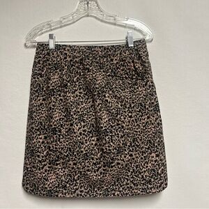Leopard Print Women's Chico’s 000 golf skirt